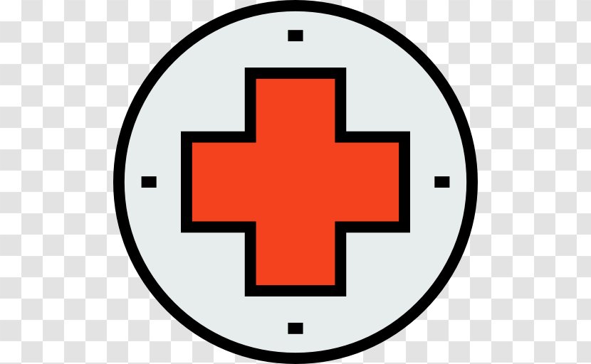 Medicine Hospital Icon - Sign - Red Cross Badge Transparent PNG