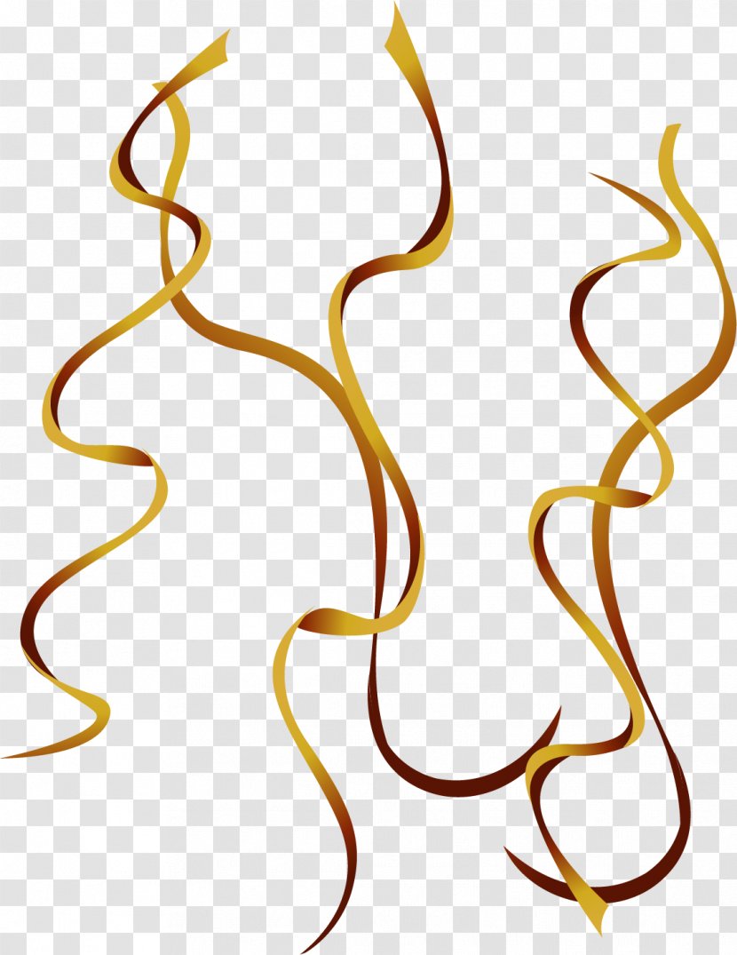 Gold Clip Art - Rgb Color Model - Vector Painted Ribbon Transparent PNG