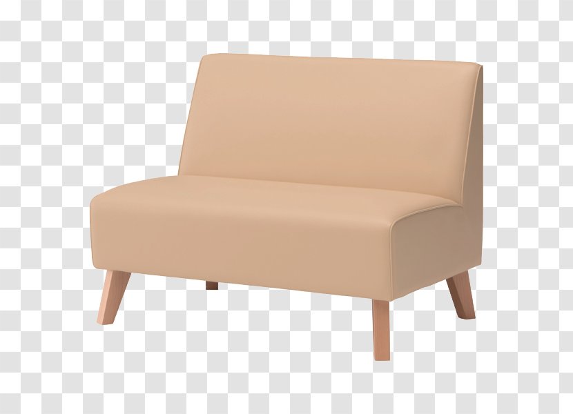 Chair Abbey Road Couch Furniture Loveseat - Beige Transparent PNG