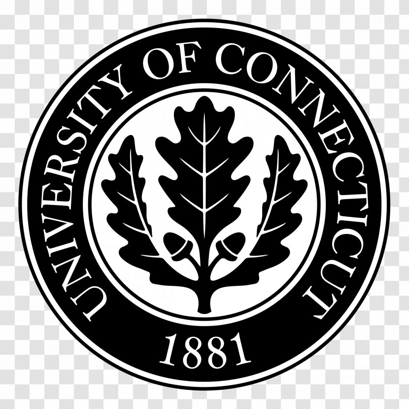 University Of Connecticut Logo Emblem Brand Leaf - Batmovel Design Element Transparent PNG