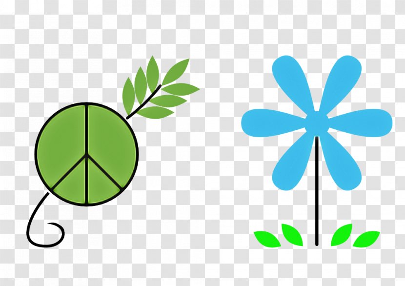 Green Leaf Plant Symbol Transparent PNG
