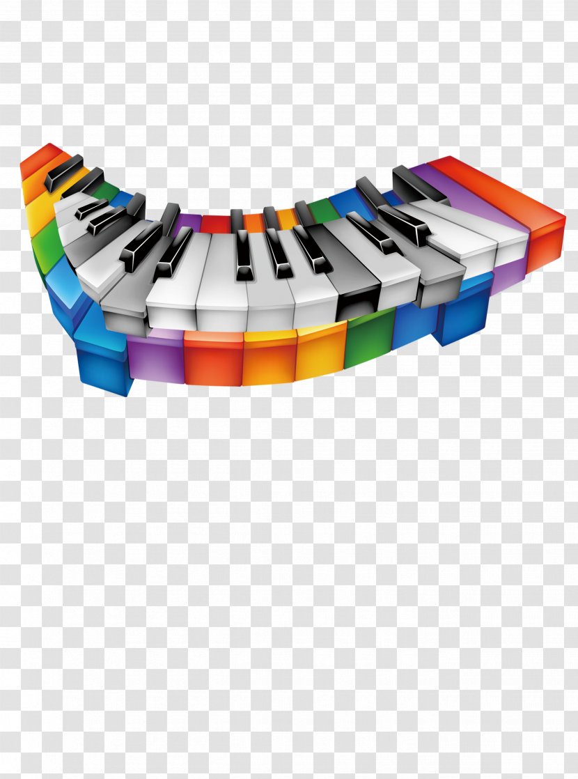 Piano Musical Keyboard Electronic - Silhouette - Free Brochures Decorative Matting Material Transparent PNG