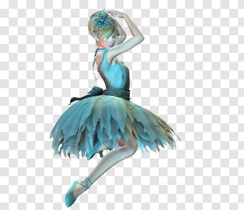 Ballet Dancer Fairy Figurine - Costume - Ballerine Vector Transparent PNG