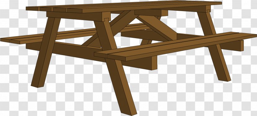 Wood Table - Picnic - Chair Outdoor Transparent PNG