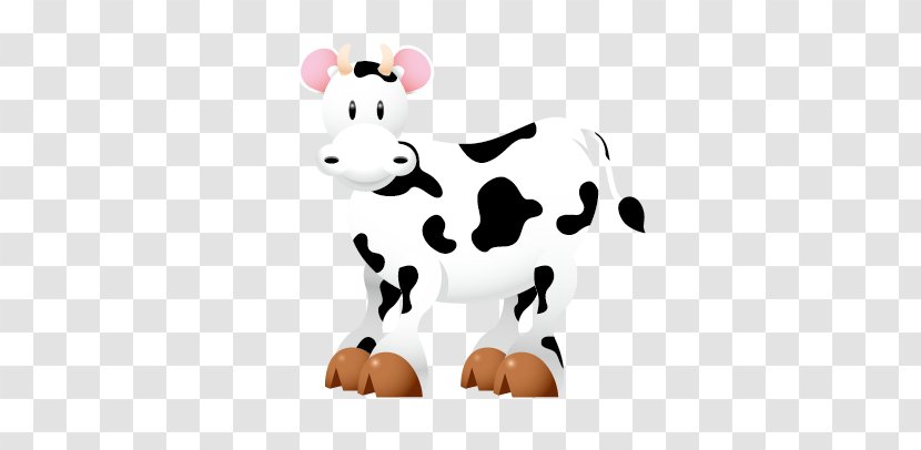 Animal Discovery FREE Flashcard Learning English - Free - Dairy Cow Transparent PNG