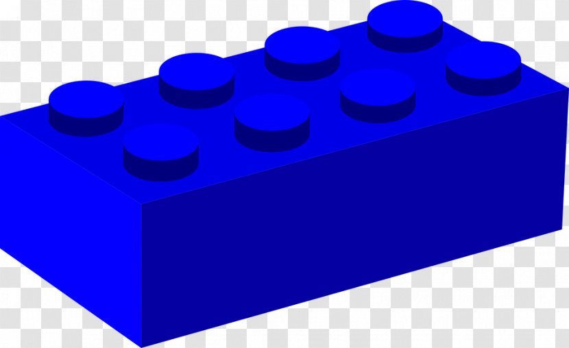 Toy Block LEGO Blue - Electric Transparent PNG