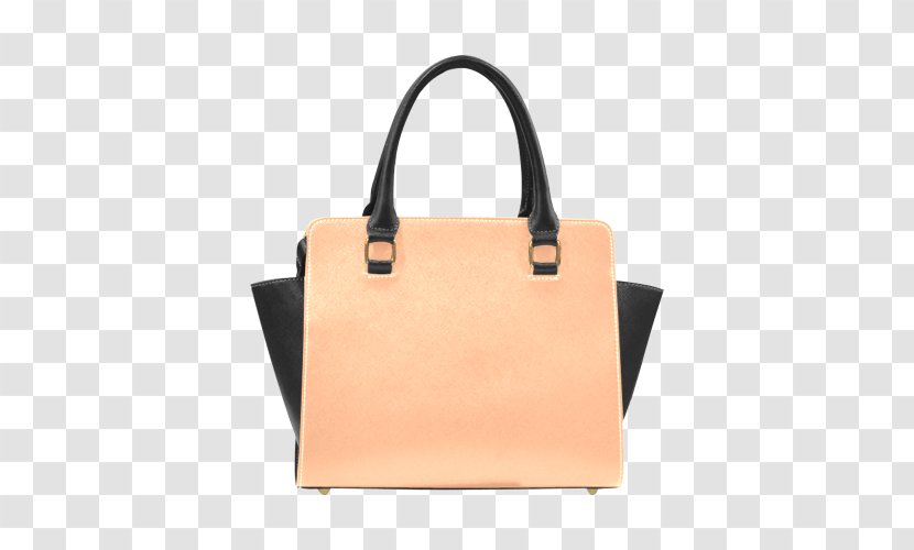 Tote Bag Leather Messenger Bags Handbag - Metal - Peach Cobbler Transparent PNG