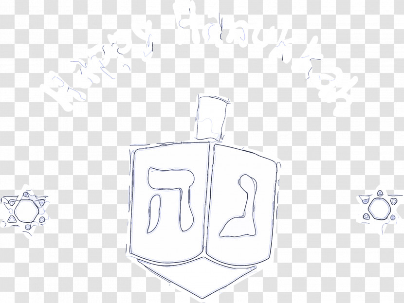 Dreidel Hanukkah Happy Hanukkah Transparent PNG