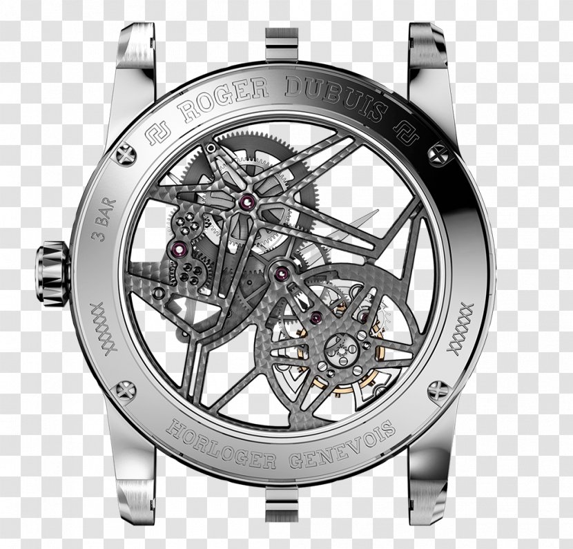 Roger Dubuis Watch Clock Horology Brand - Cartoon - Skeleton Hand Jewelry Transparent PNG