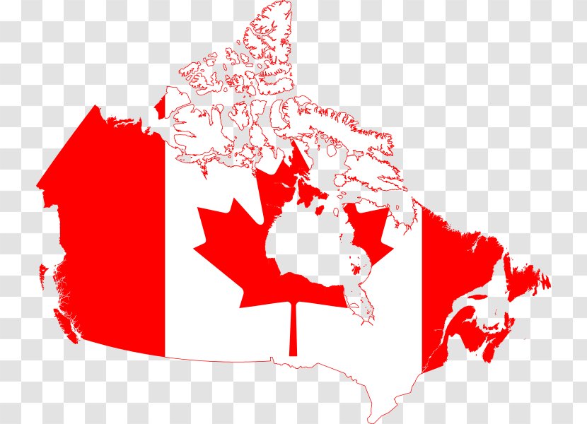 Flag Of Canada Map Clip Art Transparent PNG