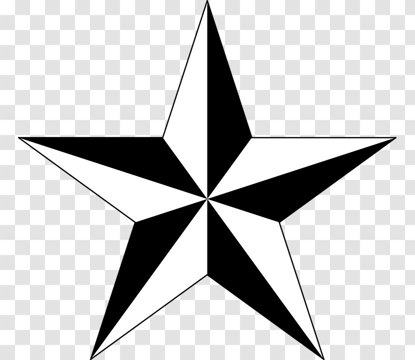Nautical Star Tattoo Symbol Clip Art - Triangle - Maritime Transport Transparent PNG