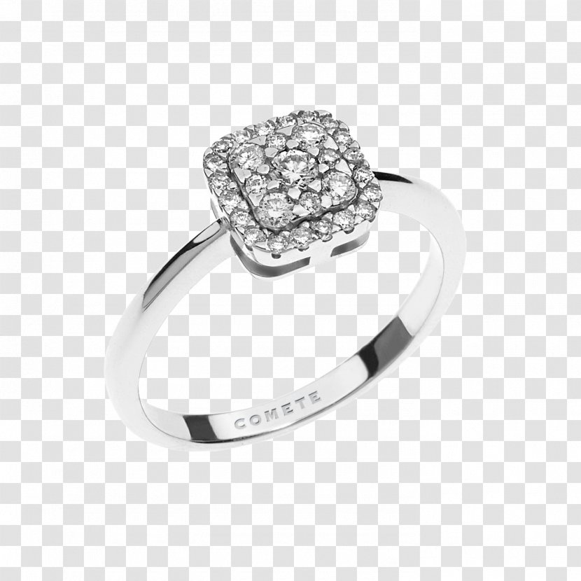 Ring Diamond Jewellery Emerald Carat - Gemstone Transparent PNG