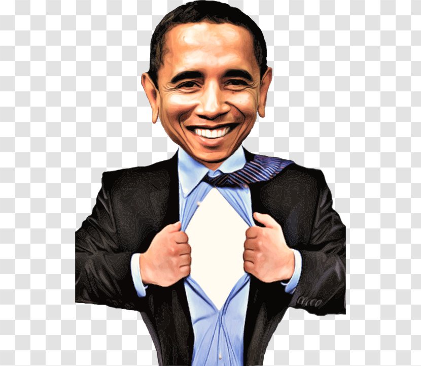 Barack Obama President Of The United States Clip Art - Necktie - Caricature Cliparts Transparent PNG