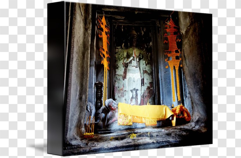 Angkor Wat Painting Cambodian Art Work Of - Printing Transparent PNG