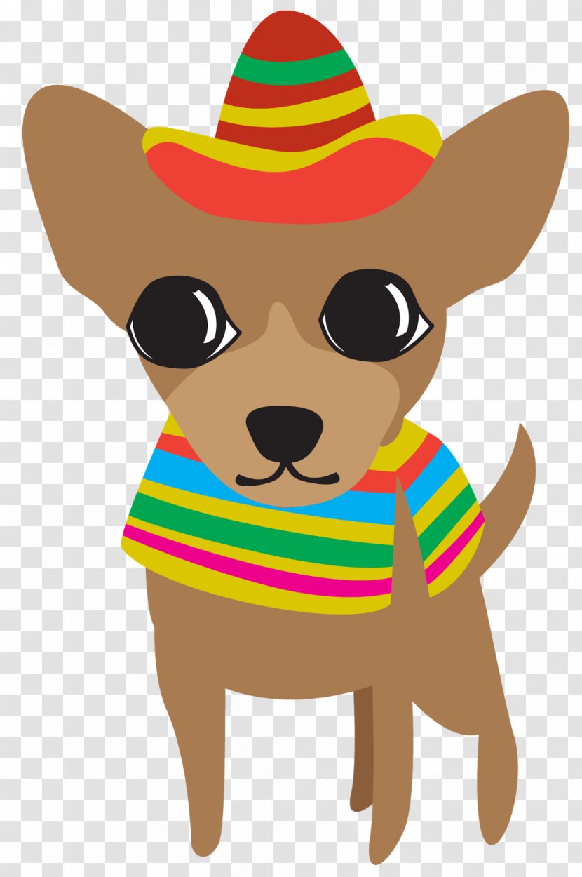Chihuahua Puppy Cinco De Mayo Clip Art - Cricut Transparent PNG