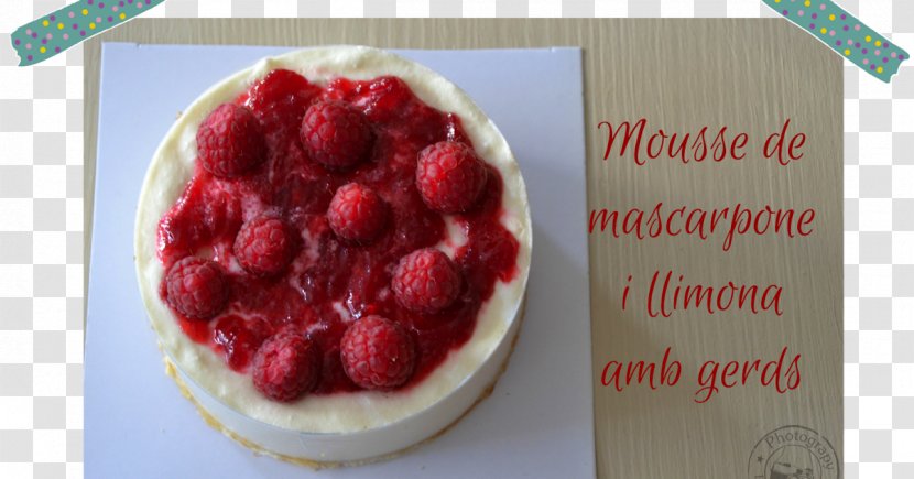 Strawberry Pie Cheesecake Panna Cotta Cream Tart - Flavor - Mascarpone Transparent PNG