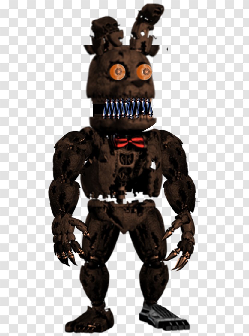 Five Nights At Freddy's 4 2 Nightmare Animatronics - Freddy S - Sprin Transparent PNG