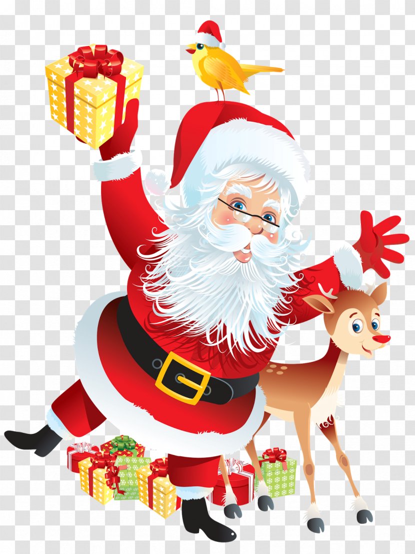 Rudolph Santa Claus Reindeer Christmas Gift - Recreation - Saint Nicholas Transparent PNG