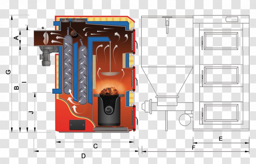 Coal Boiler Fuel Power Energy Conversion Efficiency - System Transparent PNG