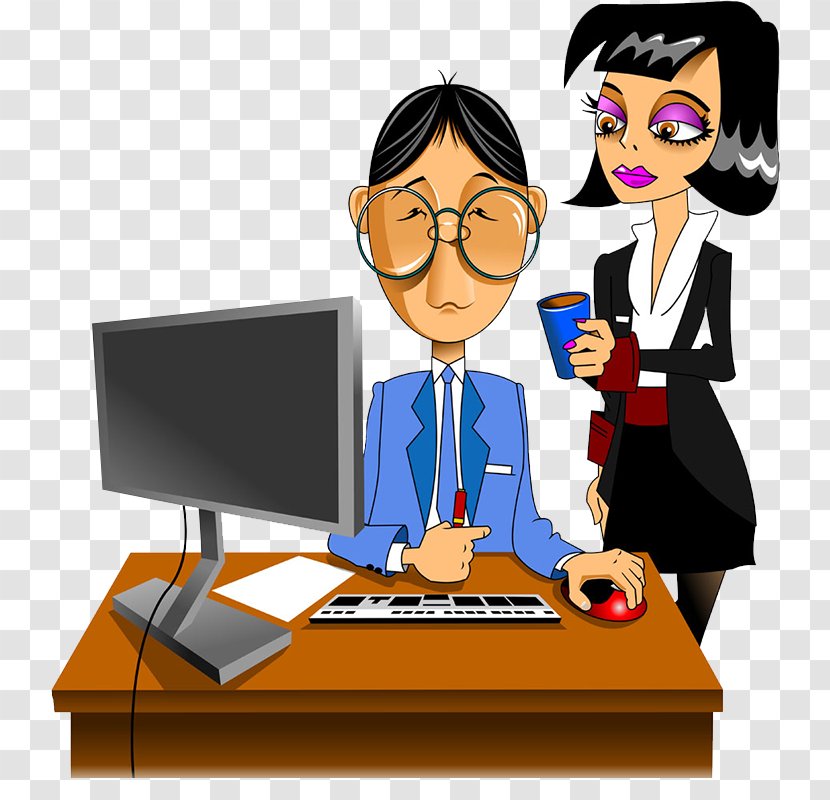 Vector Graphics Stock Illustration Royalty-free Photography - Human - In The Office Transparent PNG
