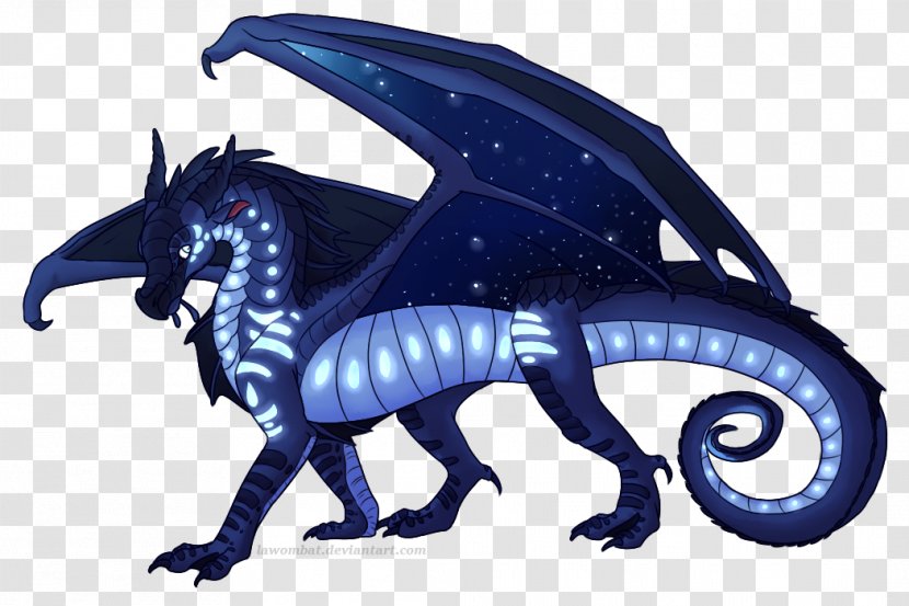 Wings Of Fire Dragon Nightwing Drawing Starfire - Mythical Creature Transparent PNG