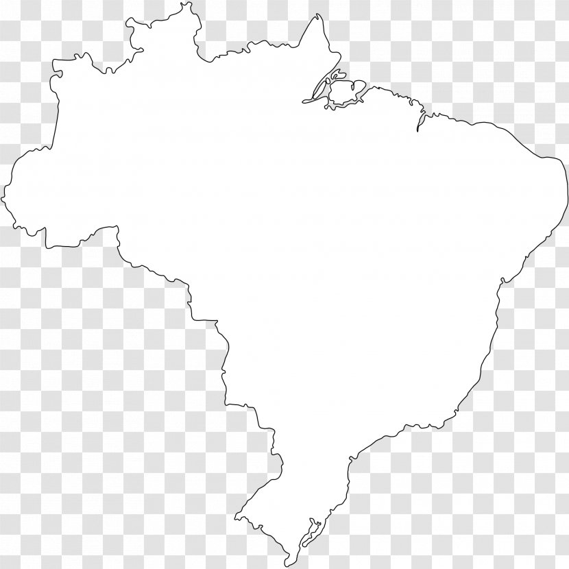 Blank Map GRS TRANSPORTES Geography Contorno - Point - Brazil Transparent PNG