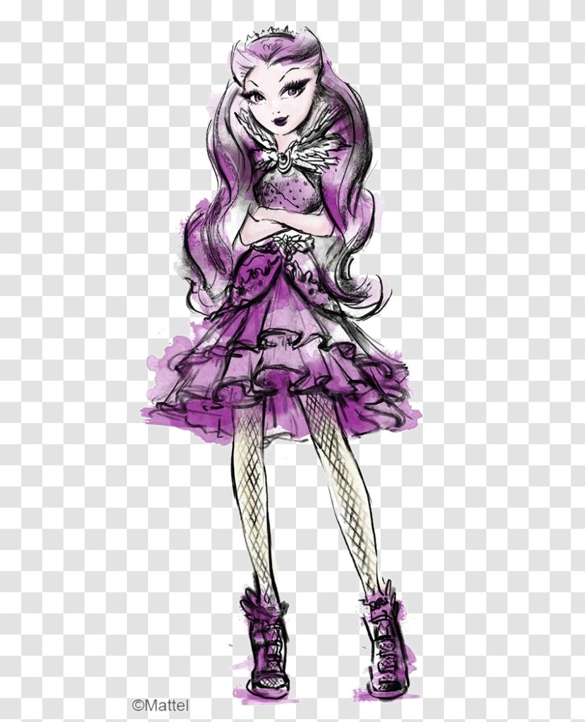 Ever After High YouTube Monster Drawing Doll - Silhouette - Legacy Day Transparent PNG