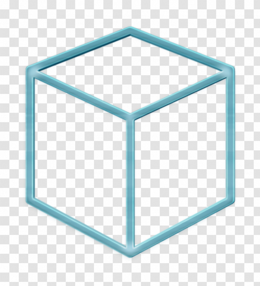 Isometric Perspective Cube Icon IOS7 Ultralight 2 Icon Shape Icon Transparent PNG
