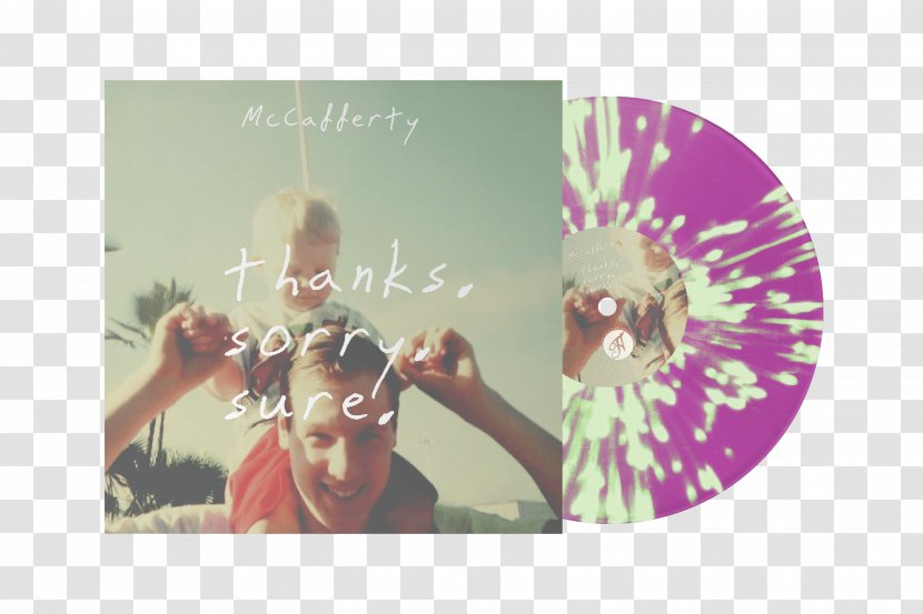 Thanks. Sorry. Sure. McCafferty Phonograph Record LP Punk Rock - Lp - Green Splat Transparent PNG