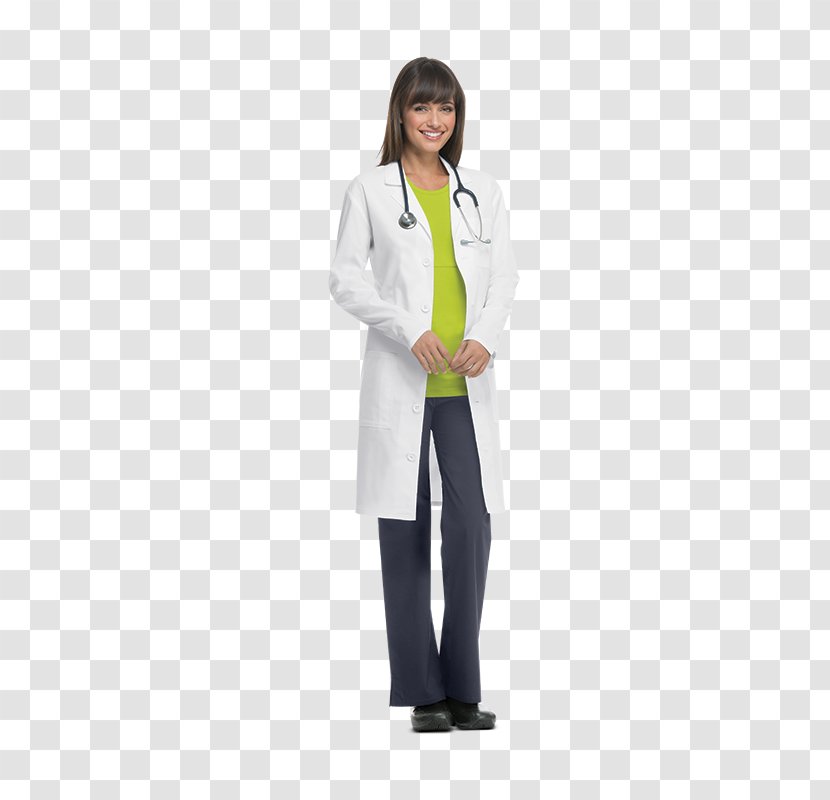 Lab Coats Uniform Clothing Scrubs Pocket - Nurse Transparent PNG