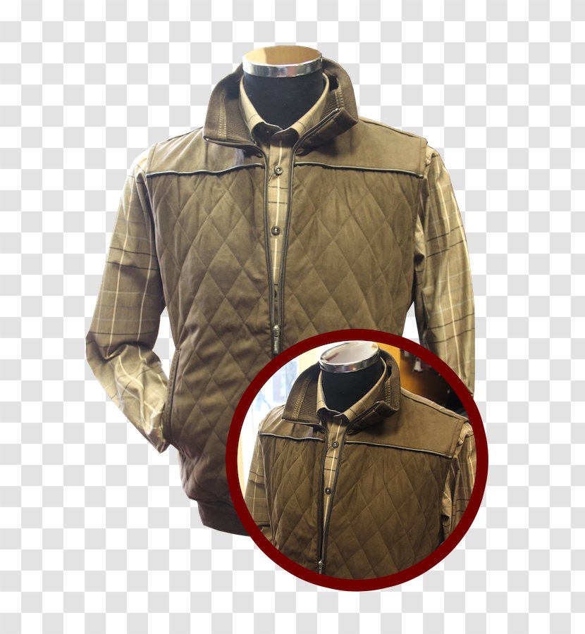 Jacket Outerwear Sleeve Khaki Transparent PNG
