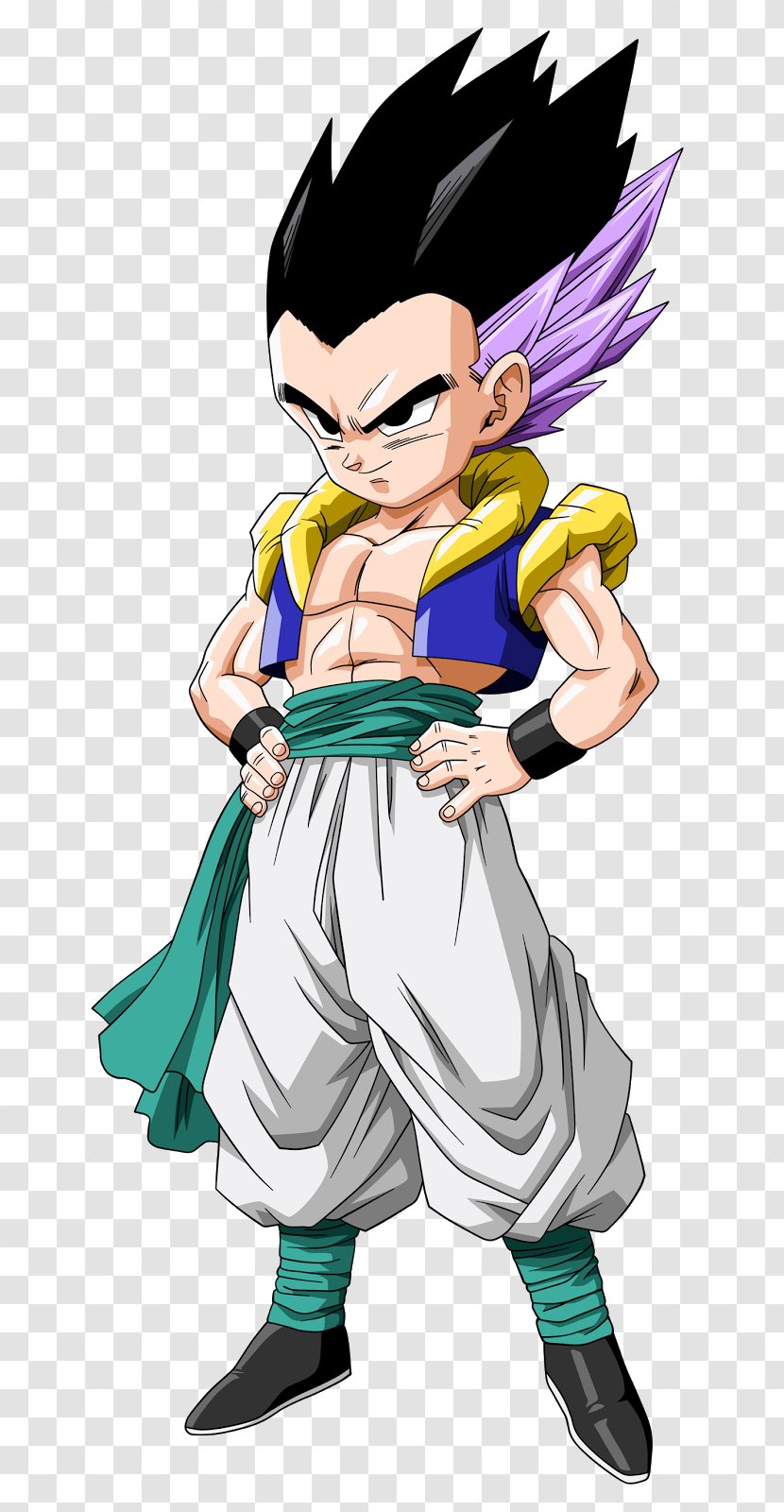 Gotenks Goku Trunks Vegeta - Frame Transparent PNG