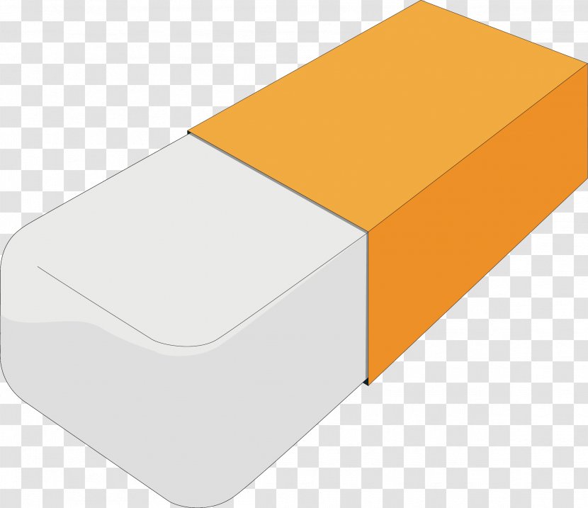 Angle - Rectangle - Hand-painted Packaging Eraser Elements Transparent PNG