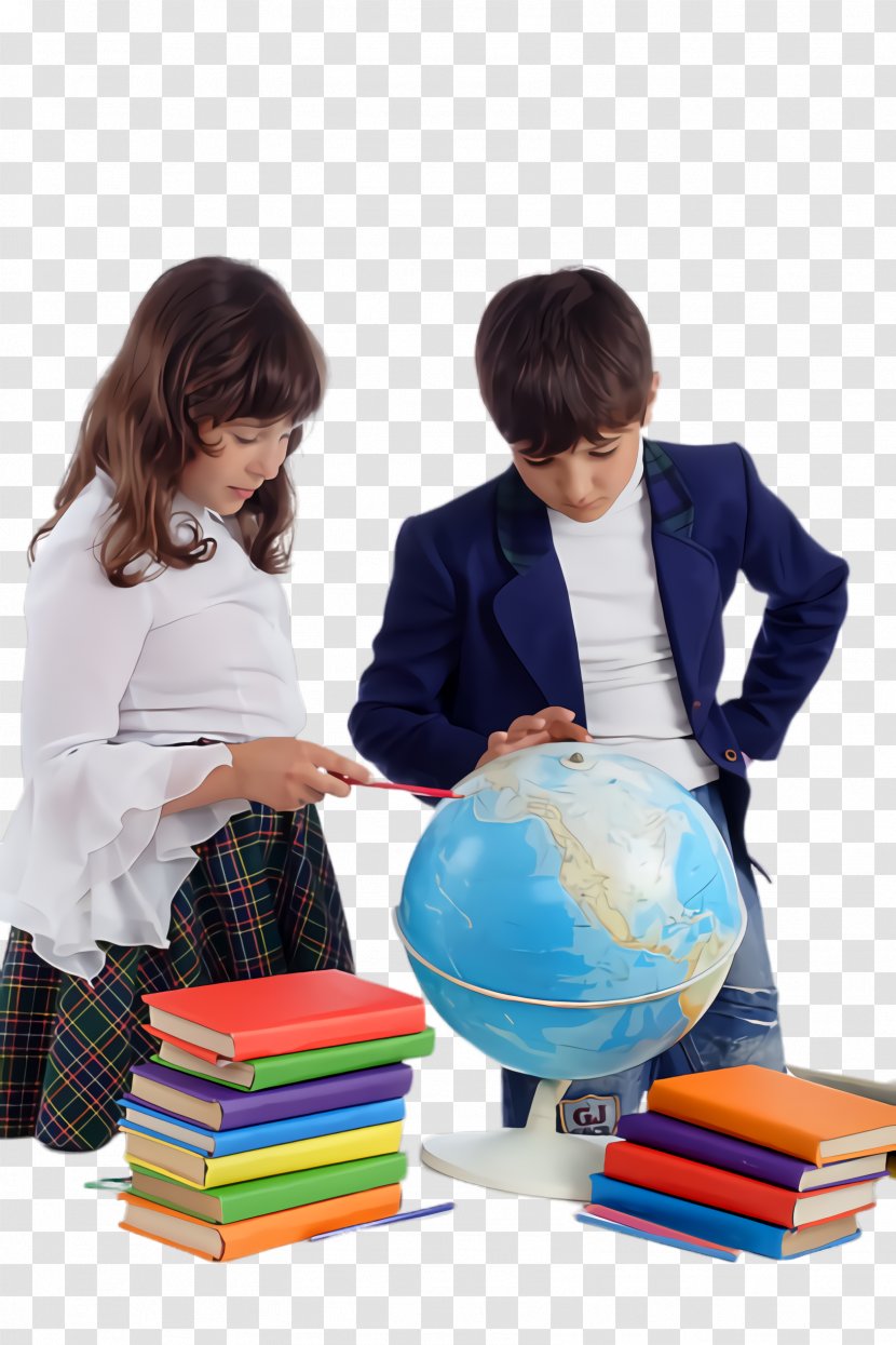 Child Play Learning Education Globe - Sharing - Sitting Transparent PNG