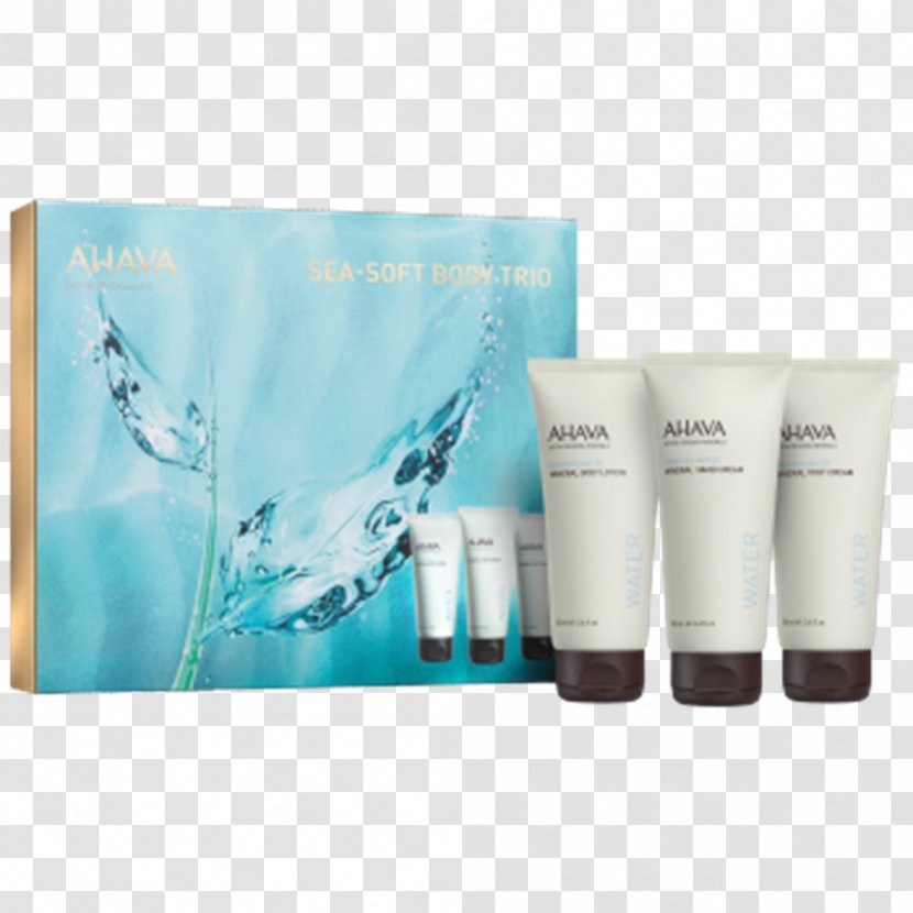 AHAVA Dead Sea Water Mineral Body Lotion Cream Sea-Soft Trio - Perfume - Products Transparent PNG