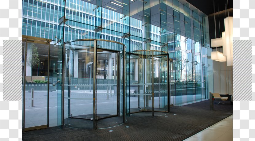Facade Building Daylighting - Glass - Revolving Door Transparent PNG