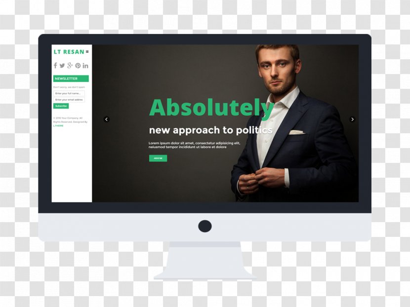 Responsive Web Design Computer Software Joomla Template Monitors - Brand - Cadar Transparent PNG