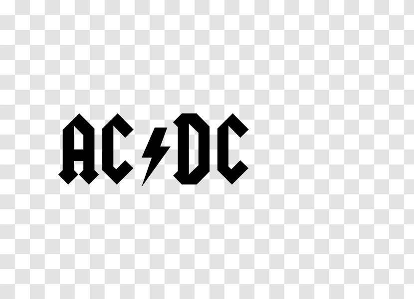 AC/DC Logo Back In Black - Flower - Blockbuster Transparent PNG