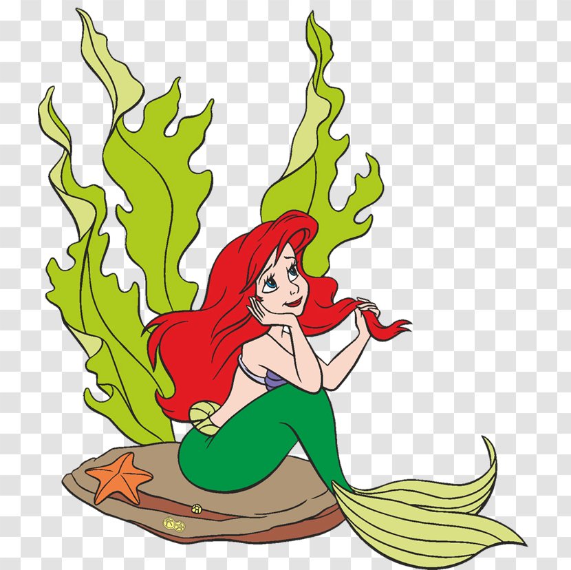 Ariel Ursula Sticker Disney Princess Phonograph Record - Little Mermaid - Nori Seaweed Transparent PNG