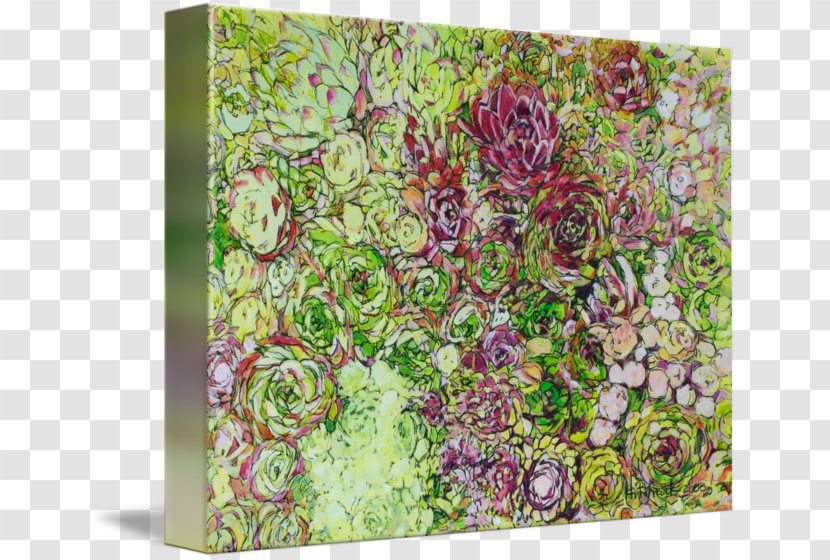 Flower Paisley Visual Arts Pattern - Succulent Border Transparent PNG