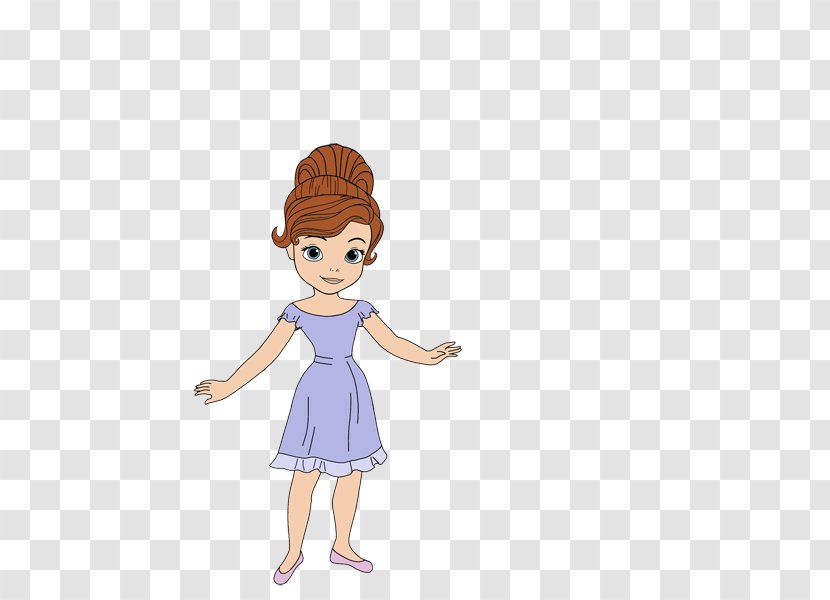 Dress Clothing Disney Princess The Walt Company Clip Art - Cartoon - Sofia First Transparent PNG