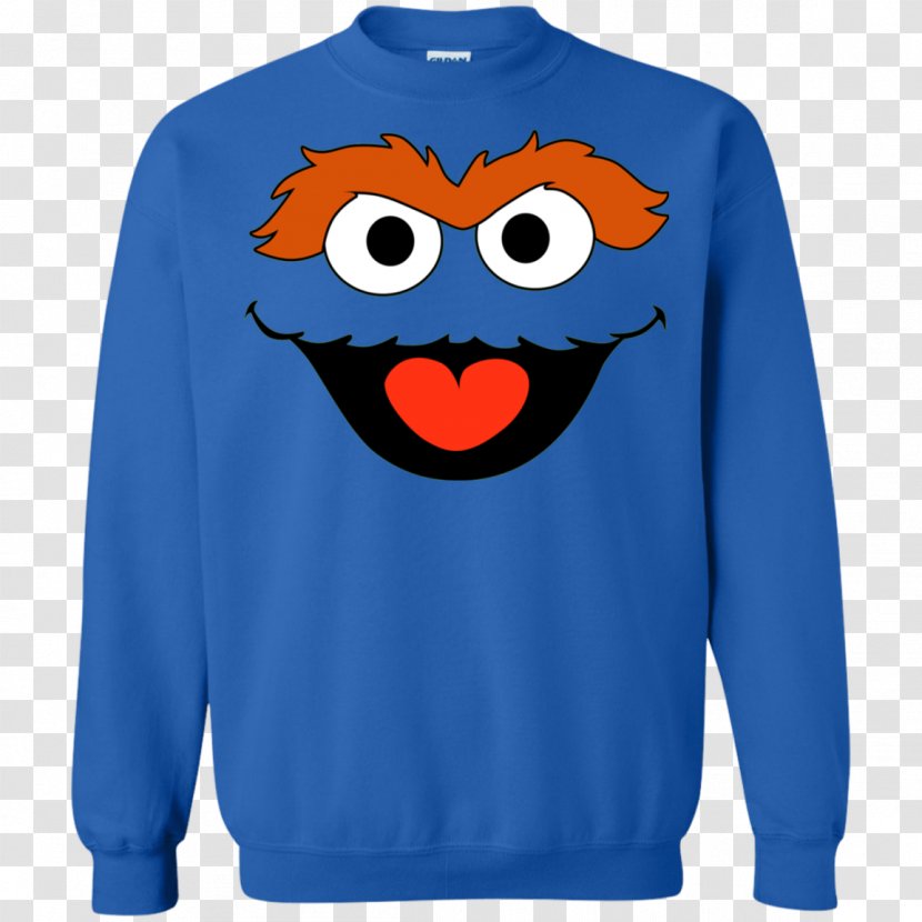 T-shirt Oscar The Grouch Hoodie Ernie Sweater - Neck Transparent PNG