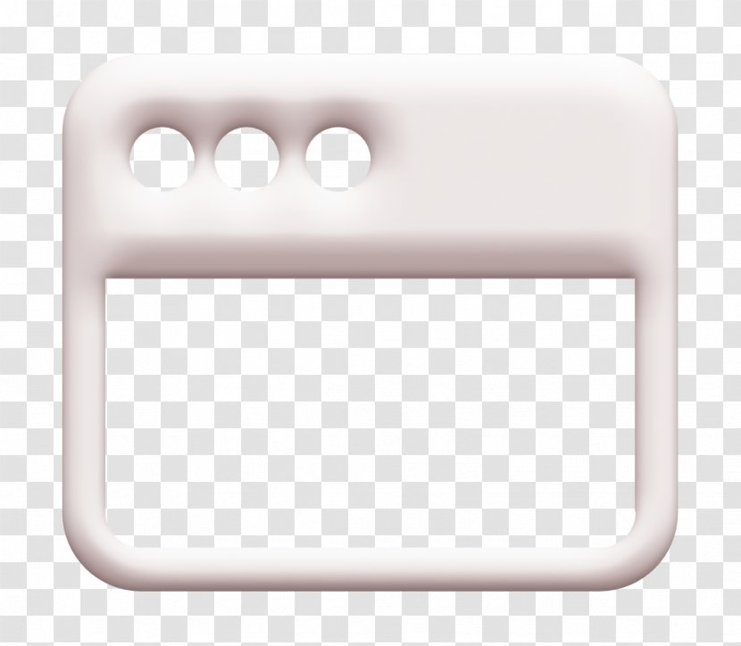 Browser Icon Internet Online - Rectangle - Technology Material Property Transparent PNG