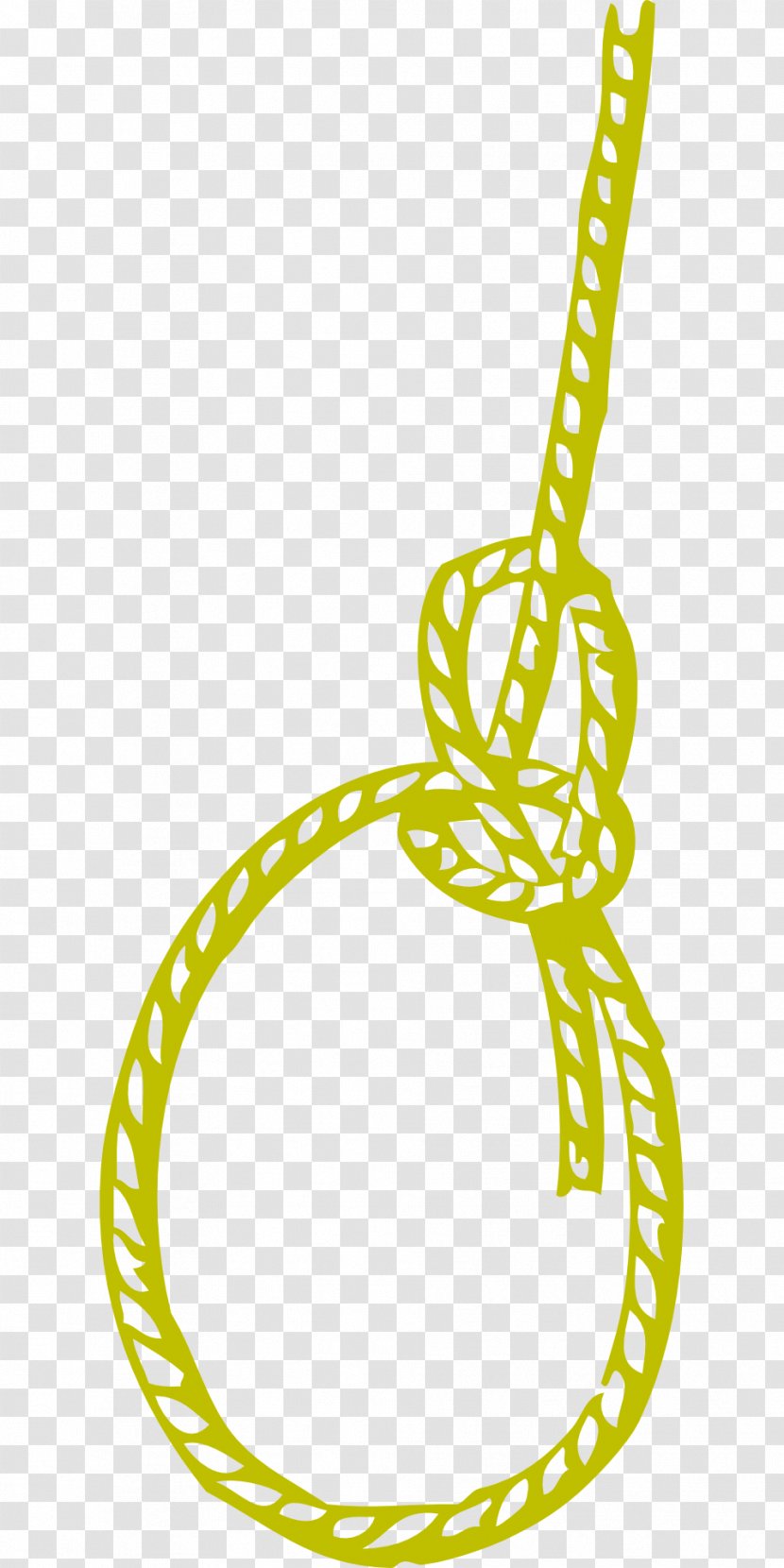 Rope Knot Clip Art - Hemp - Yellow Transparent PNG