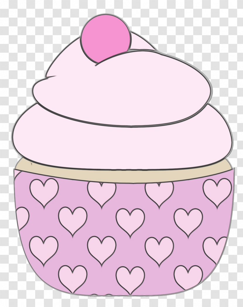 Watercolor Cartoon - Food - Baking Cup Icing Transparent PNG