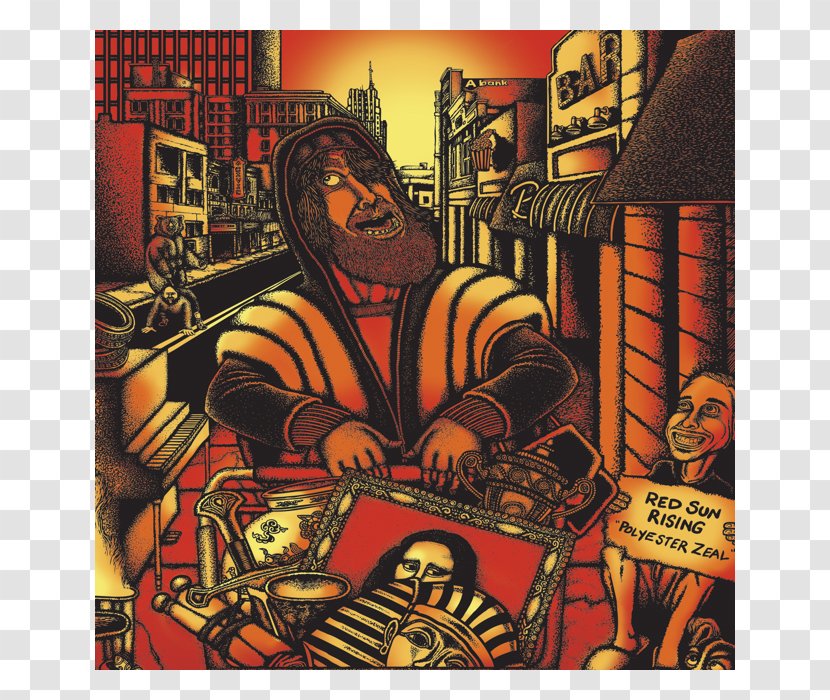 Red Sun Rising Polyester Zeal Bliss Album Song - Cartoon Transparent PNG