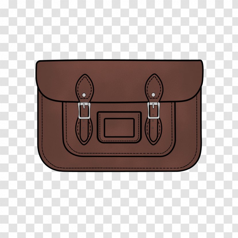 Bag Satchel Leather Paper - Brown Transparent PNG