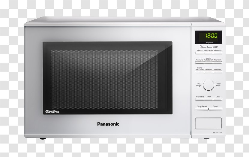 Microwave Ovens Panasonic Countertop Refrigerator - Toaster Oven Transparent PNG