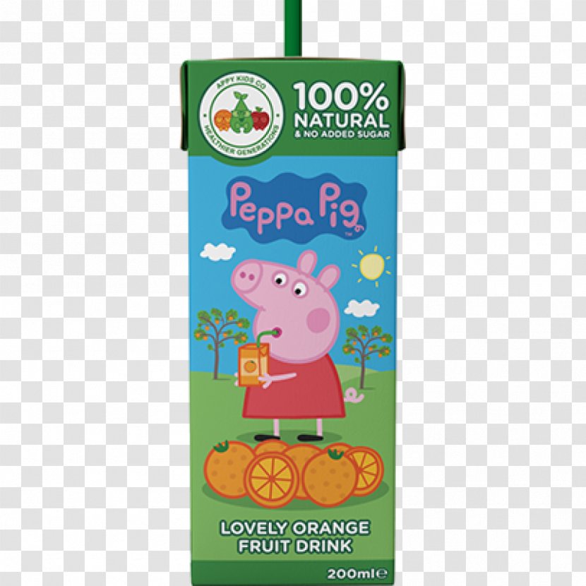 Juice Appy Food & Drinks Apple Orange - PEPPA PIG Transparent PNG
