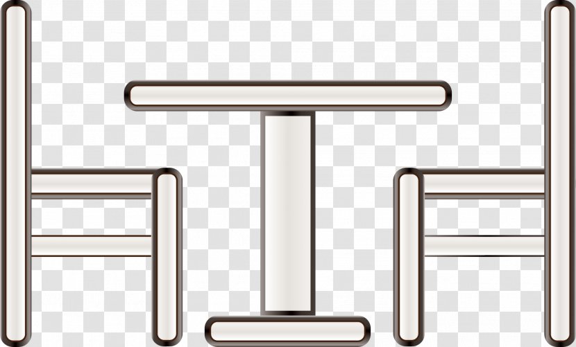 Table Chair - Kitchen - Hand-painted Elements Modified Transparent PNG